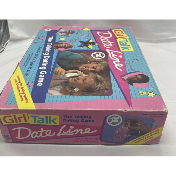 Vintage Girl Talk Date Line Board Game Dateline 1989  No Cassete Incomplete - Picture 16 of 16